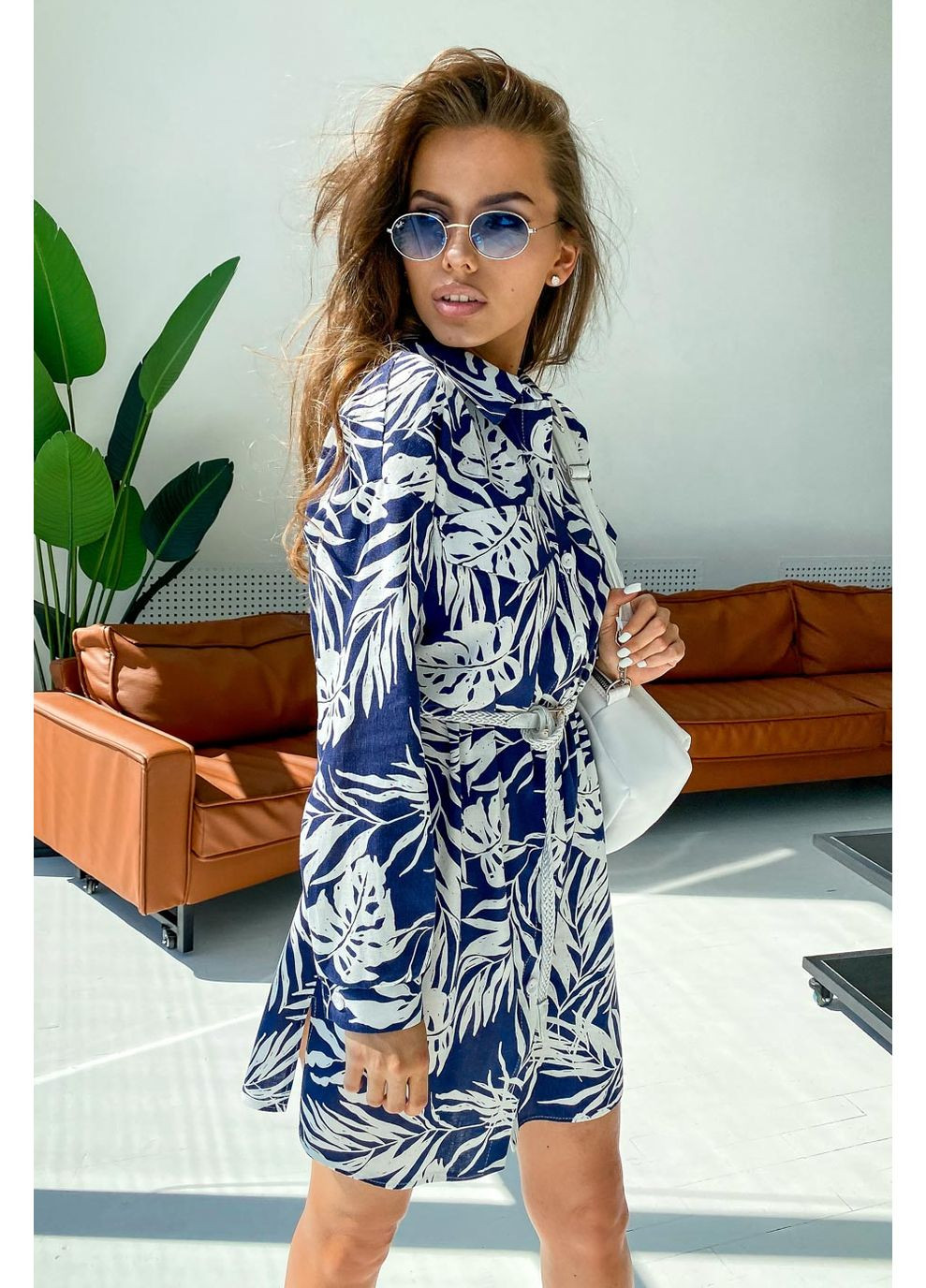 Синее платье 1749.4651 Seventeen