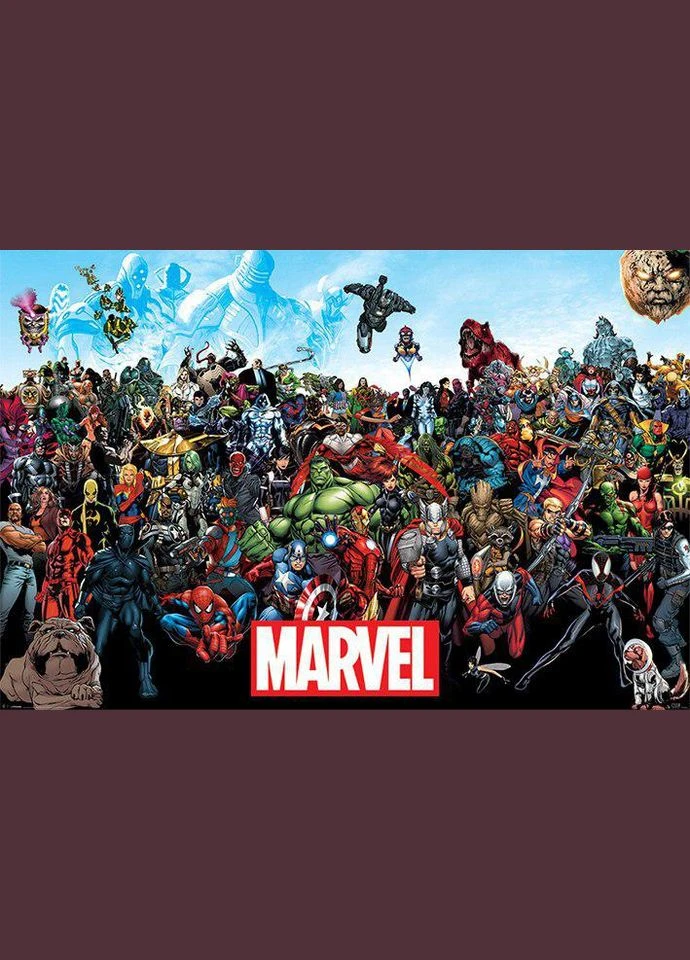 Постер плакат "Marvel (Universe)" 61x91.5см (ps-0049) Pyramid International (334325663)