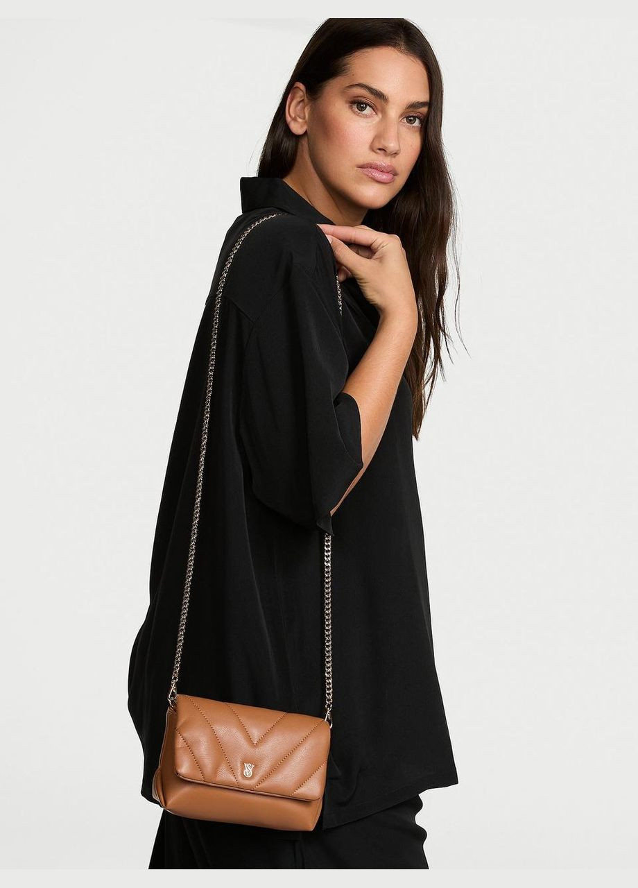 Сумка жіноча Mini Convertible Bag коричнева Victoria's Secret (336432883)
