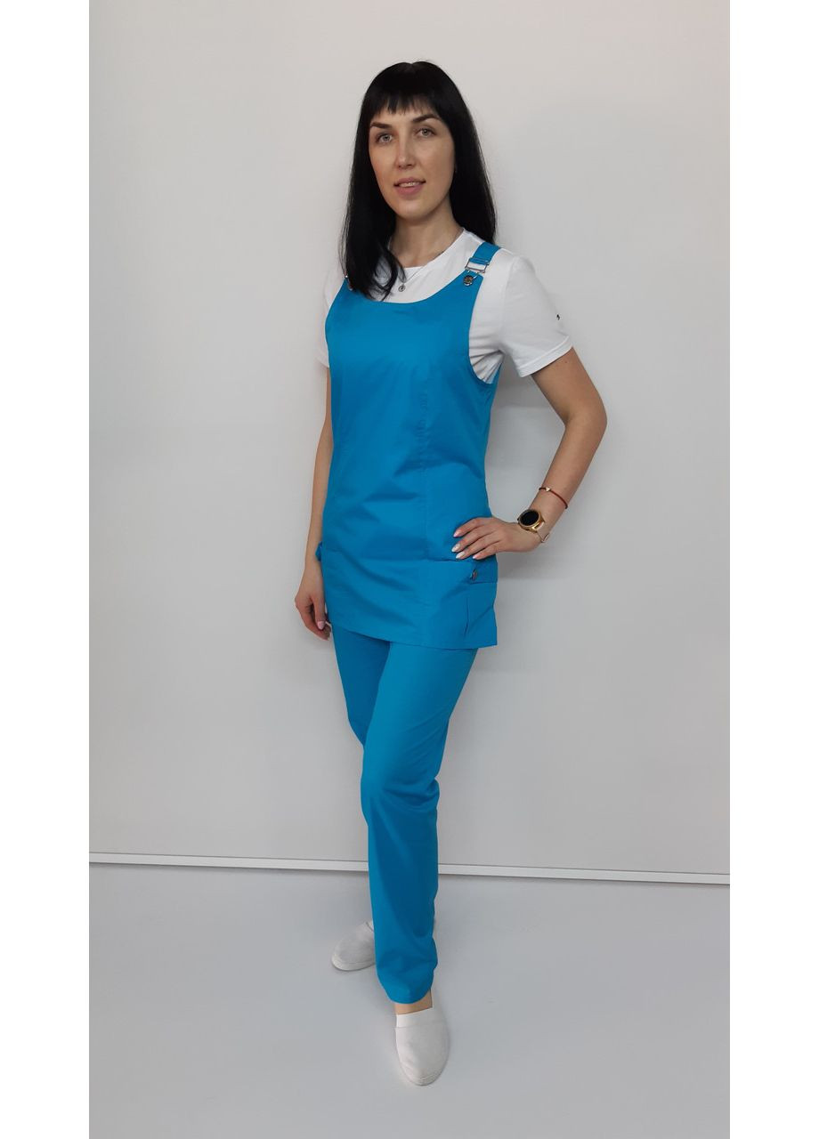 Женский медицинский костюм Зарина хлопка 46 размер No Brand (365843251)