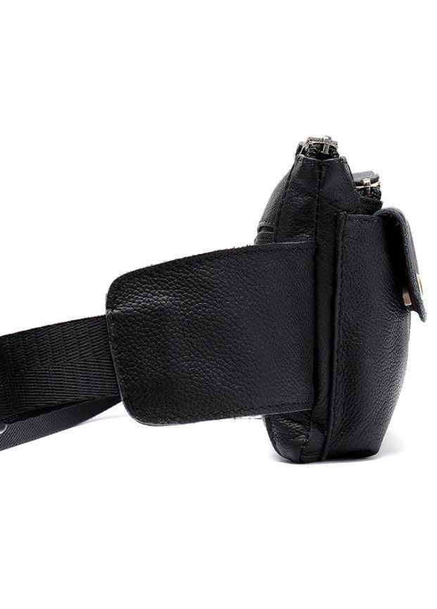 Сумка чоловіча шкіряна через плече месенджер в дорогу для документів клатч спортивний для телефону сумочка на пояс Vintage (332945209)