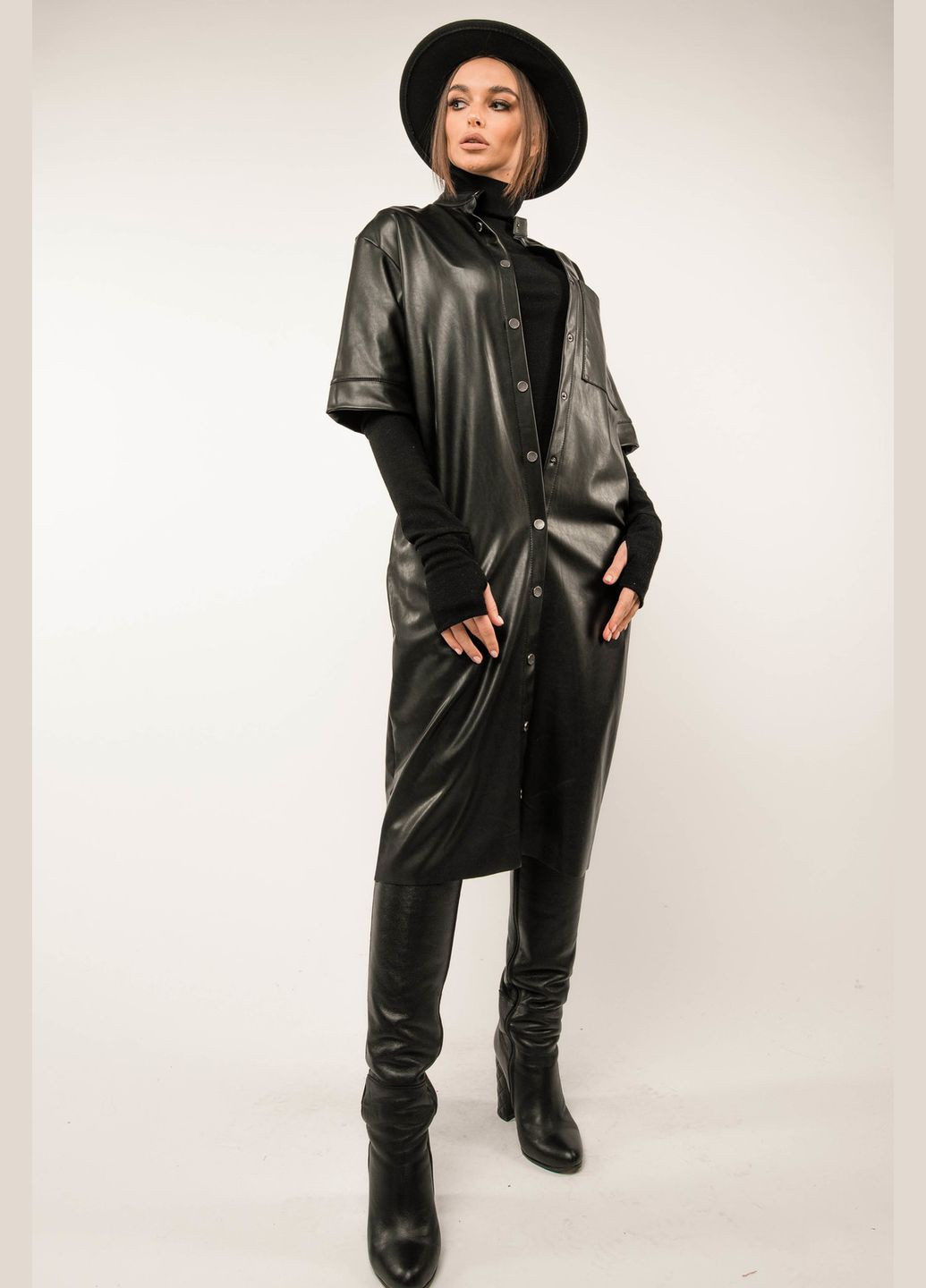 Чорна кежуал, святковий, ділова сукня ри мари джоді пл 2120 сукня-сорочка RiMari