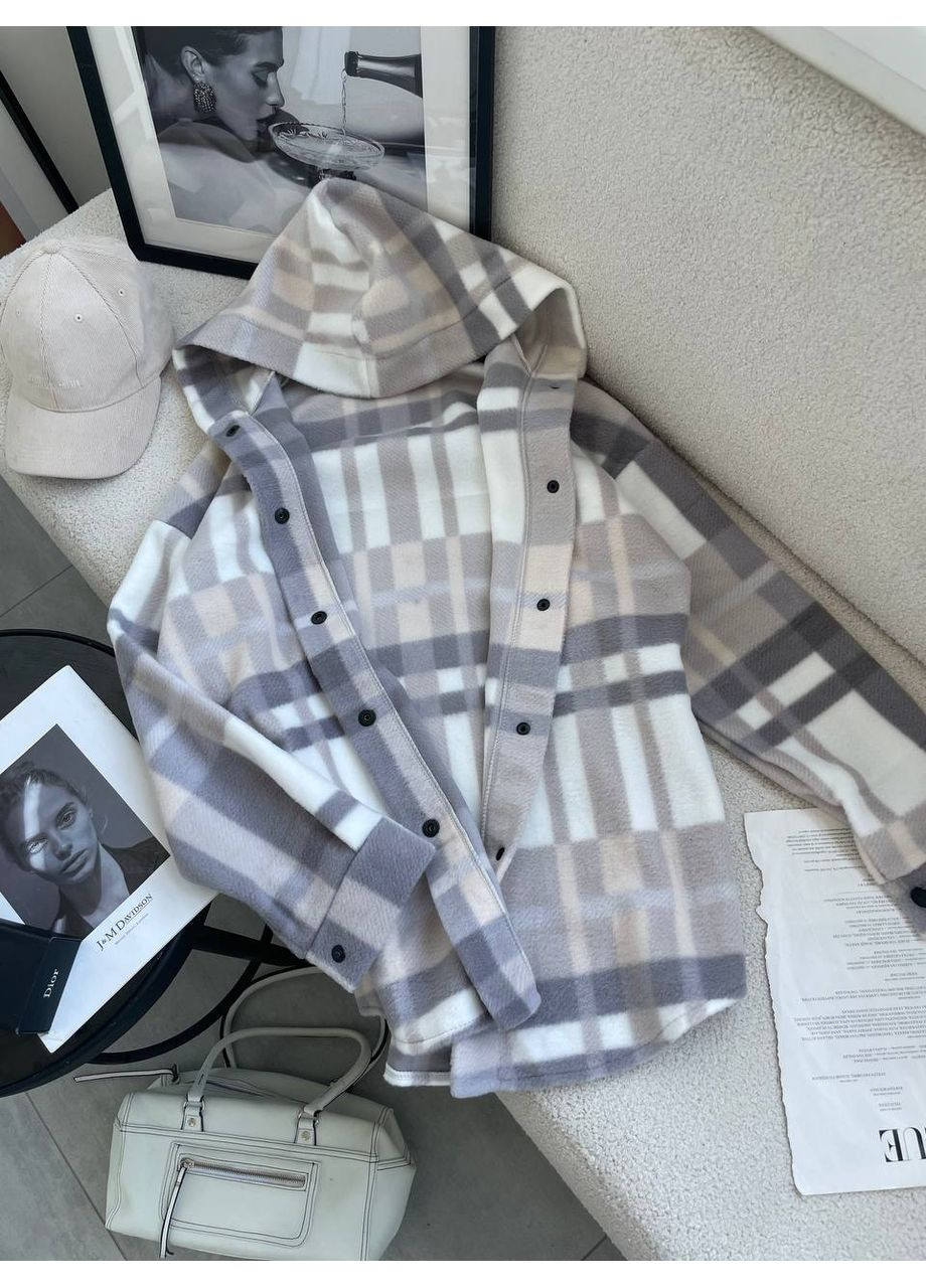 Жіноча флісова сорочка з капюшоном MonCher (359380622)