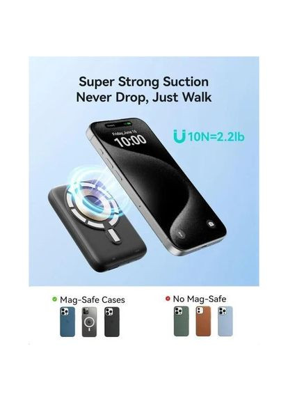 Внешний аккумулятор (павербанк) BI-B43 10000mAh Black INIU (360392916)