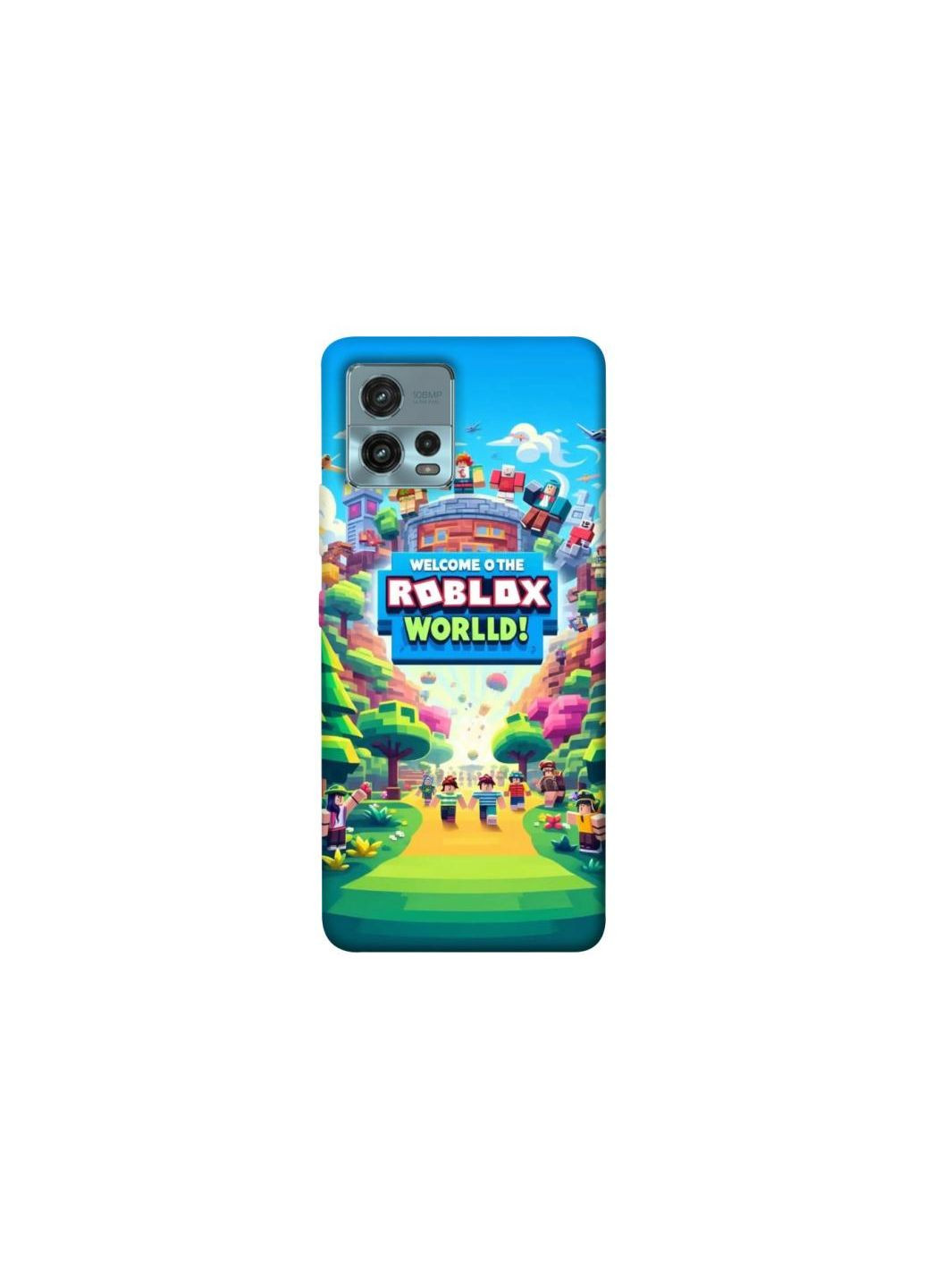 Чехол на Motorola Moto G72 Roblox World Frontalka (356080809)