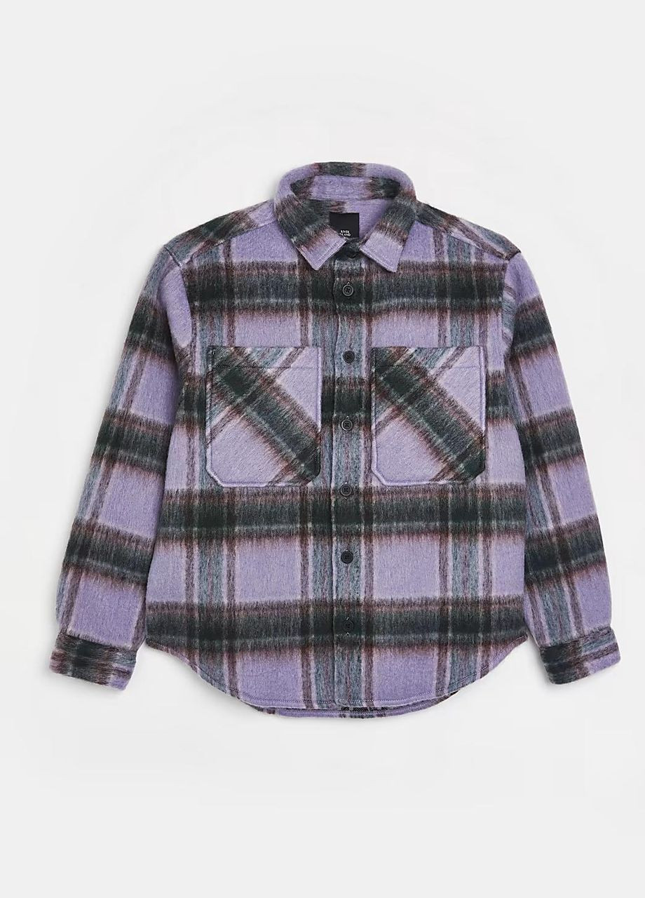 Куртка-сорочка,бузковий-зелений, River Island (322128373)