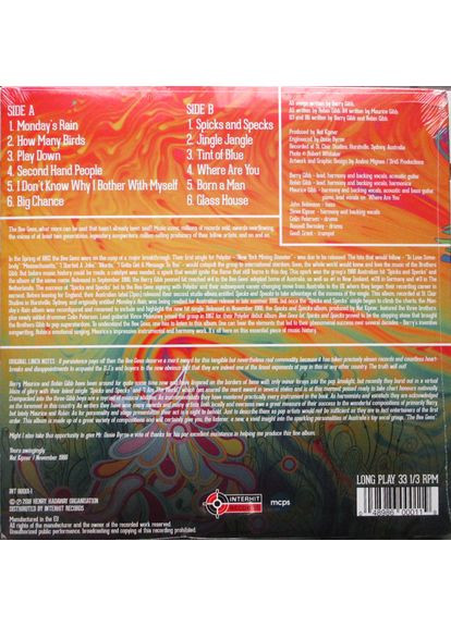 Виниловая пластинка Bee Gees – Spicks And Specks LP Inter Active Music (372530929)