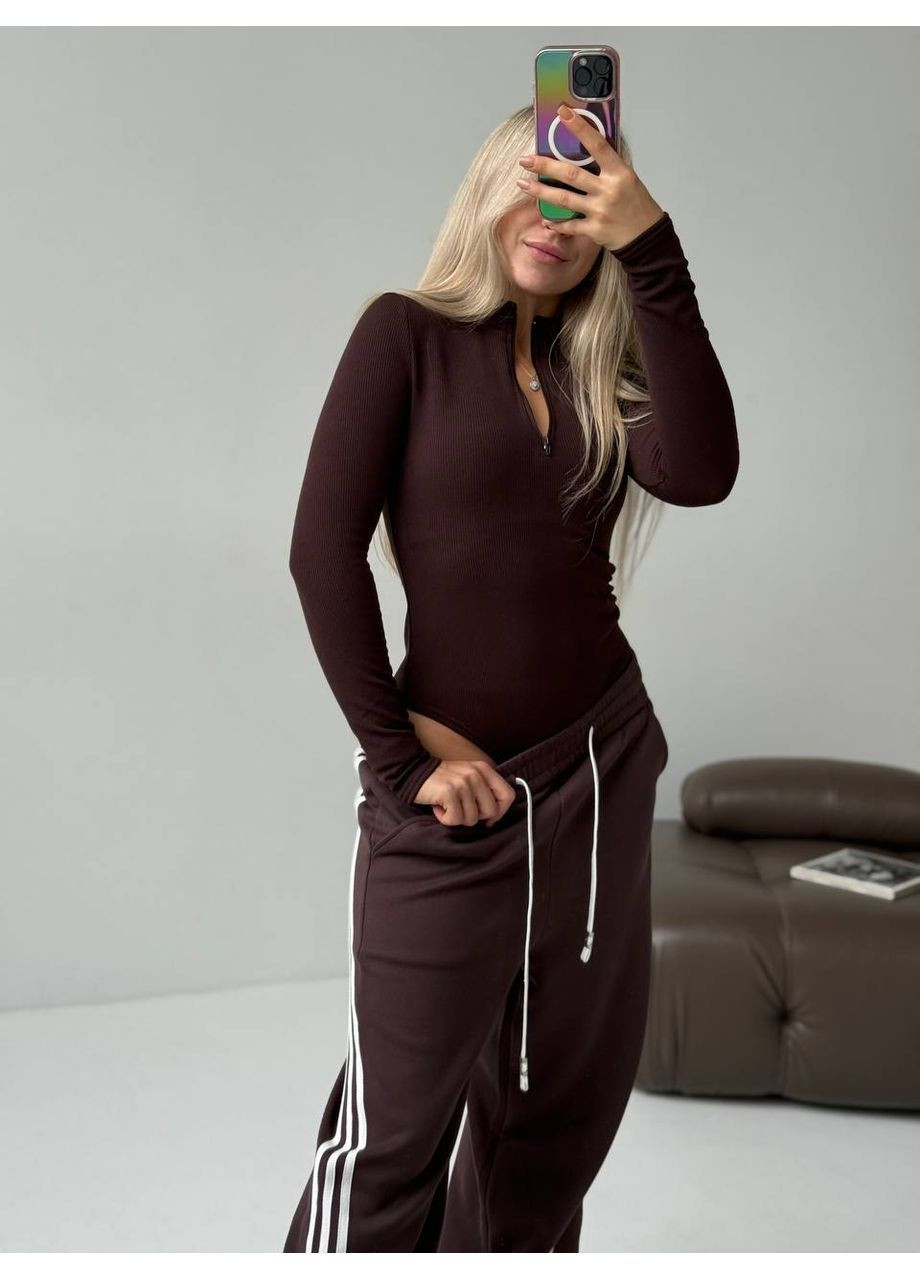 Жіноче боді в рубчик на флісі Avanti (363850524)