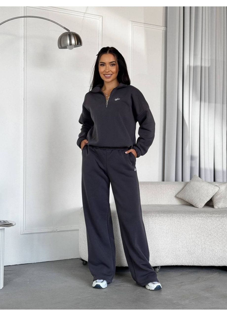 Жіночий костюм із тринітки на флісі • ЗАМІРИ В ОПИСІ DK/DL Мода без кордонів (370549221)