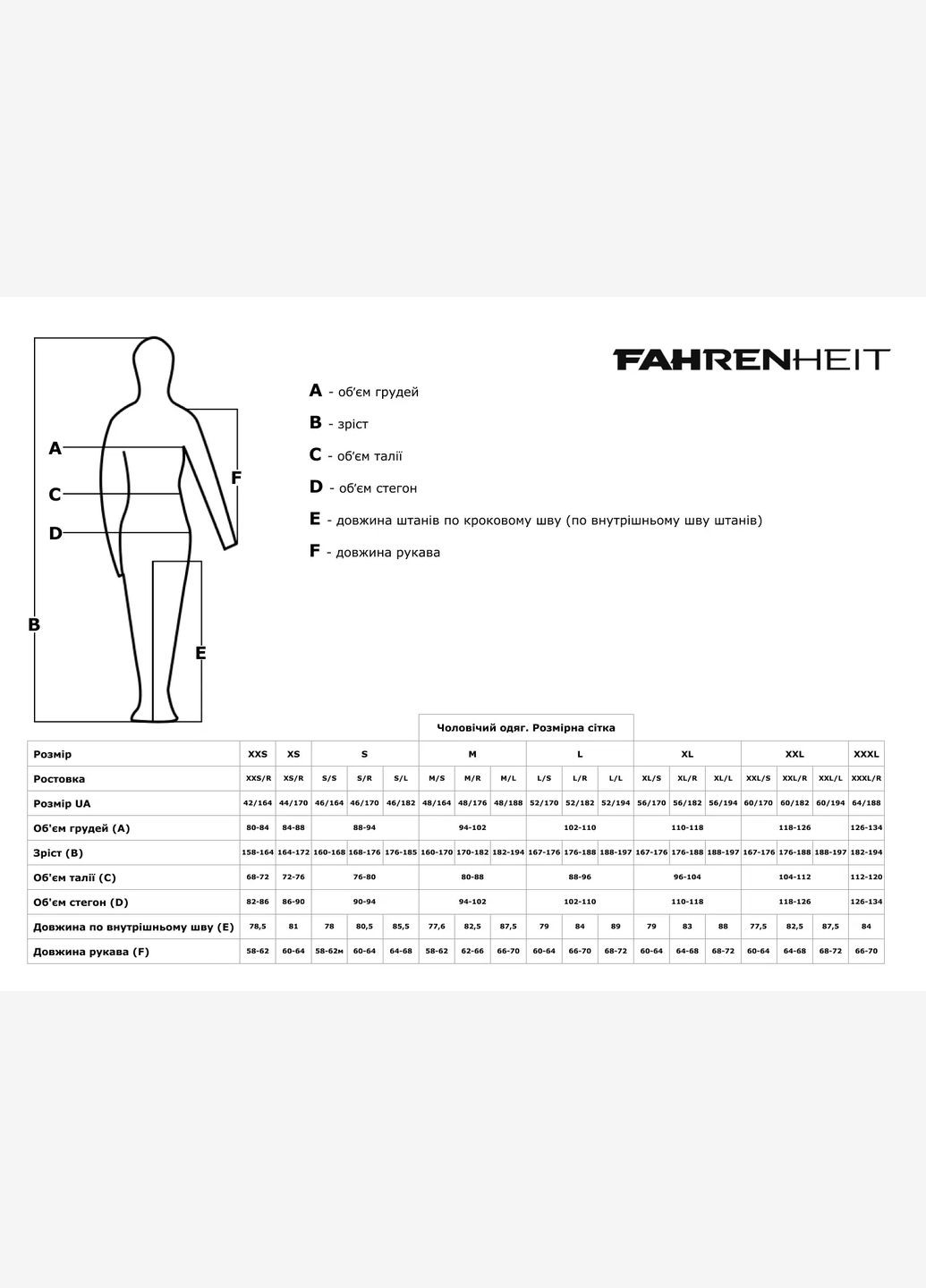 Серая демисезонная куртка hardface full zip hoody grey Fahrenheit