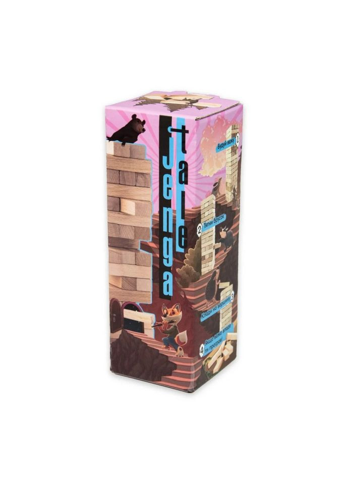 Настольная игра "Jenga Tale" 30966, 48 брусков, на украинском языке Strateg (367968739)