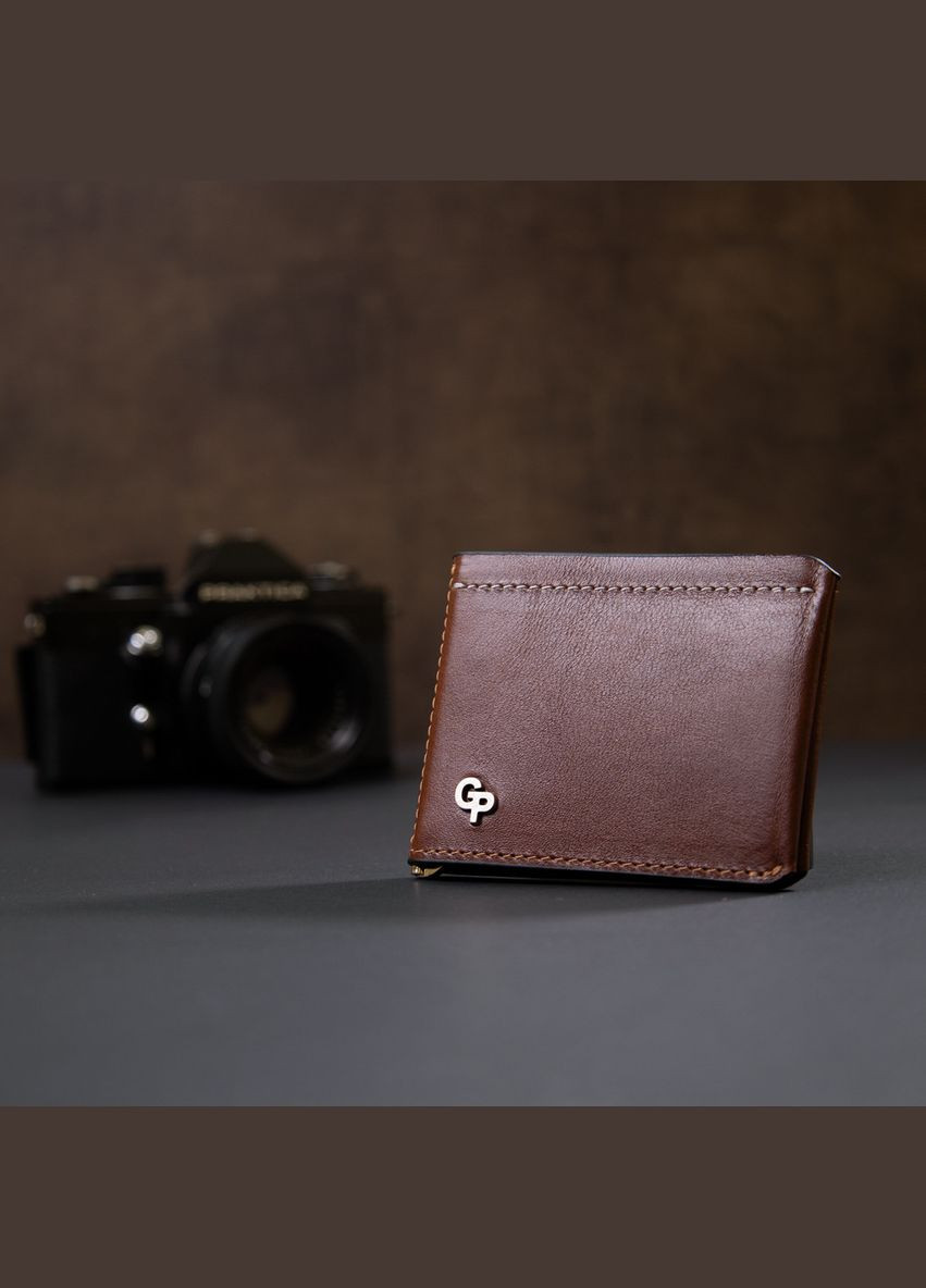 Мужской кожаный зажим для денег 11361 Grande Pelle (329150294)
