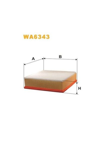 Фільтр повітряний MB SPRINTER (з префільтром) WA6343/AP157/1 (вир-во WIX-FILTERS UA) WA6343 WIX Filters (366164909)