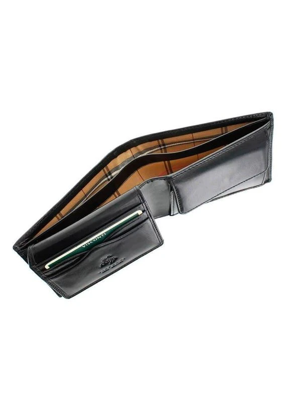 Портмоне мужское кожаное Lazio Italian Black (MZ4 IT BLK) Visconti (335404648)