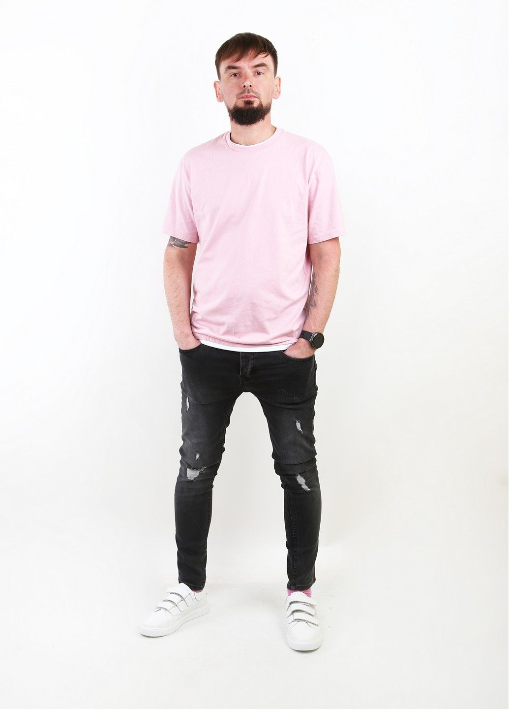 Черные демисезонные джинсы Mtp