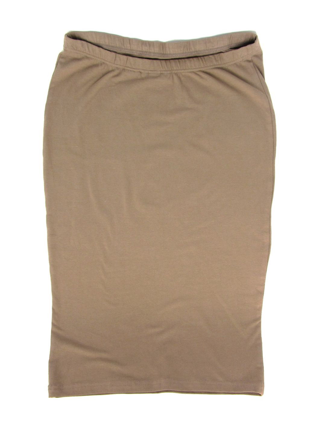 Темно-бежевая повседневная однотонная юбка для беременных H&M