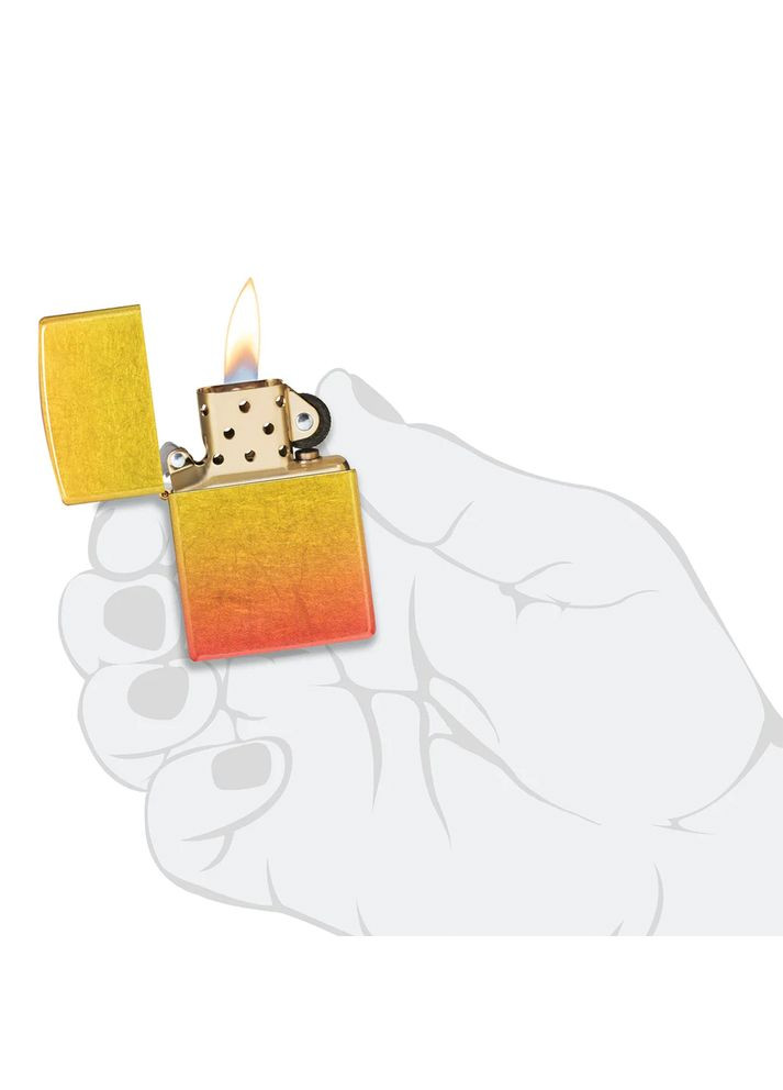 Запальничка 48458 Ombre Orange Yellow Design Zippo (316517918)