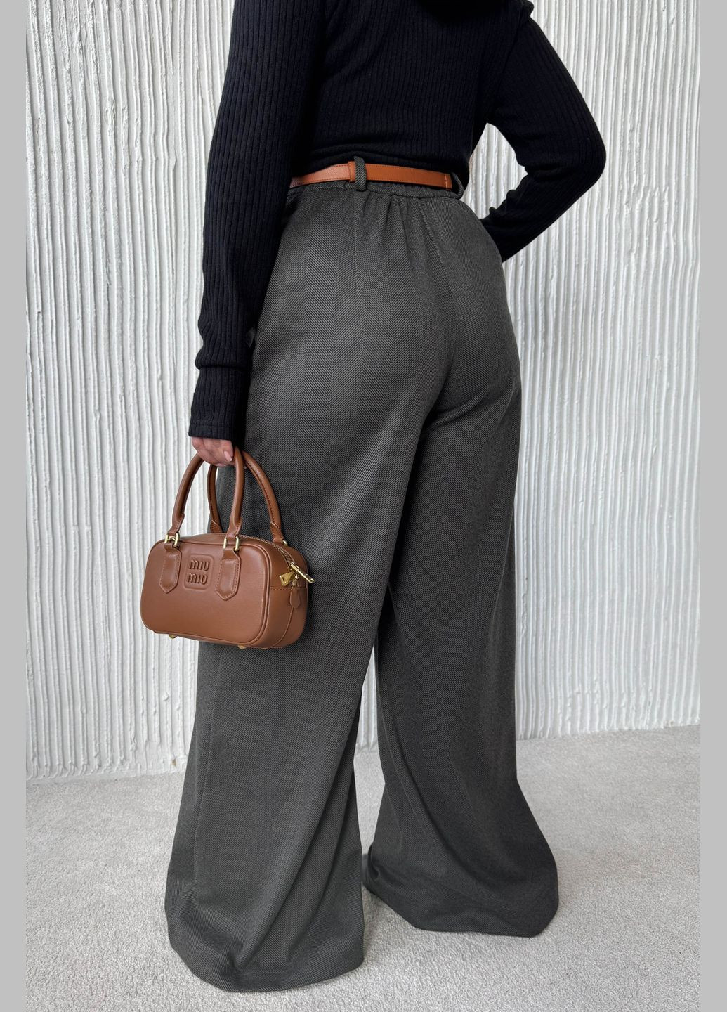 Брюки палаццо на осень и зиму без ремня Jadone Fashion (308284261)