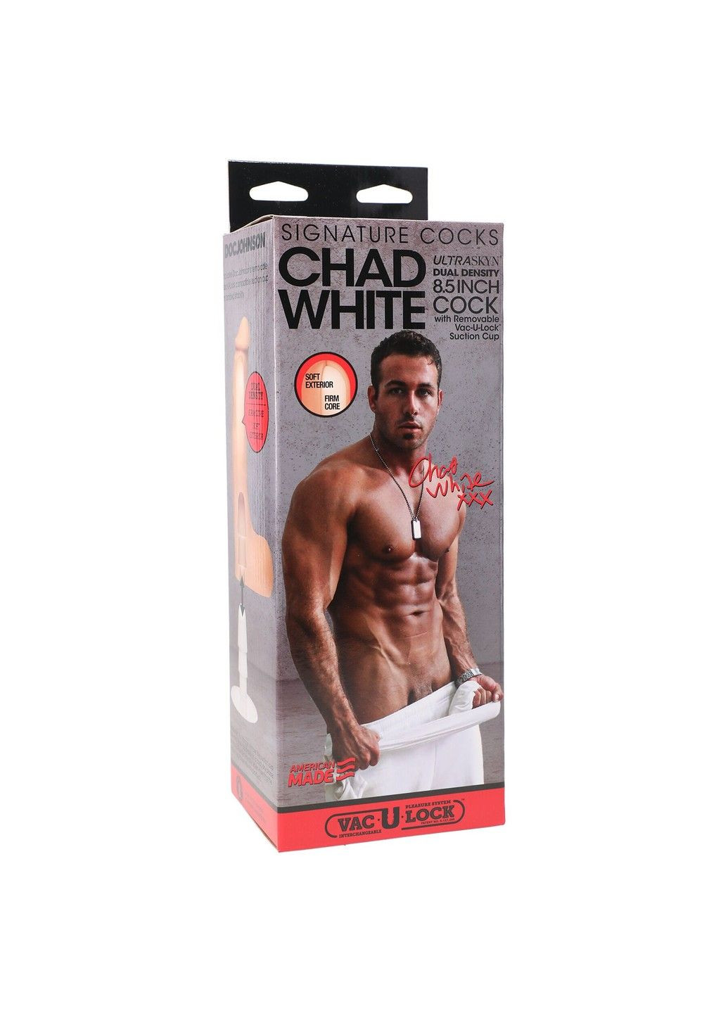 Фалоімітатор Signature Cocks – Chad White 8,5 inch UltraSkin Doc Johnson (285792191)