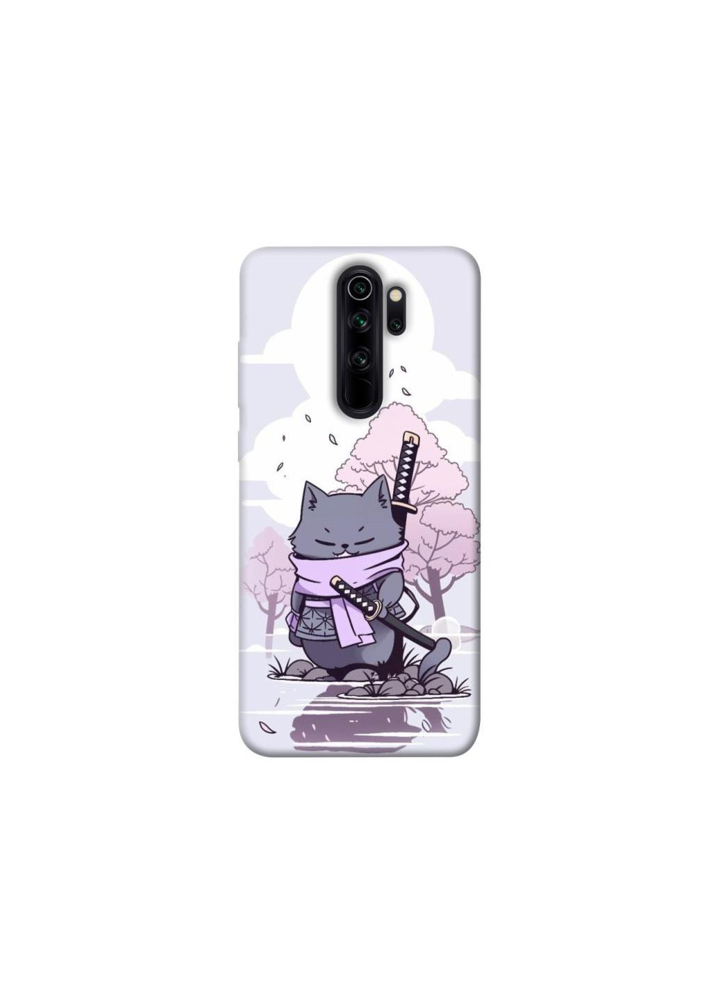 Чохол на Xiaomi Redmi Note 8 Pro Samurai cat Frontalka (352208898)