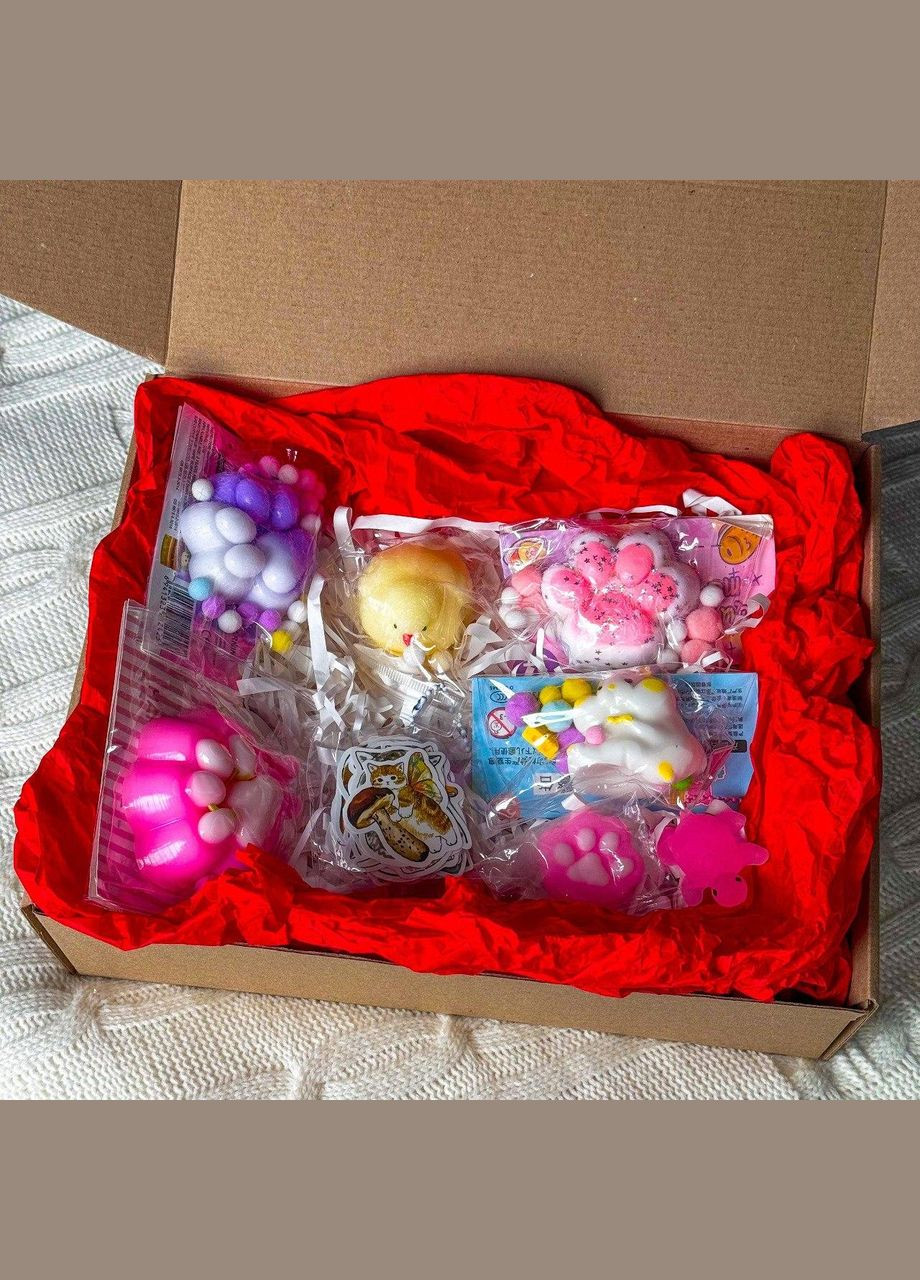 Набор Сквиш Таба Лапки, Хомяк и Курчатка No Brand (333163444)