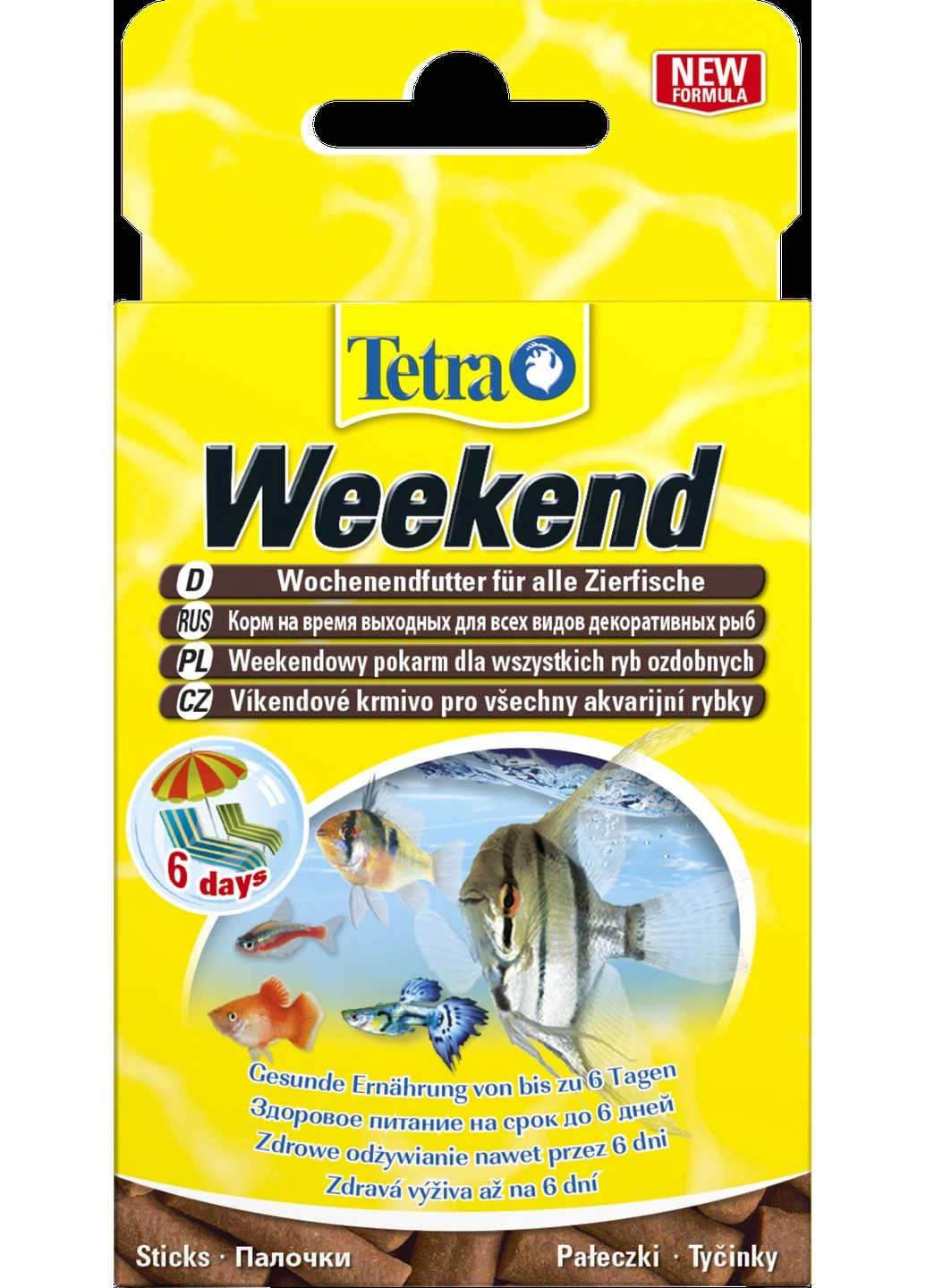 Корм Weekend для аквариумных рыбок, на период длительного отсутствия, 20 шт (палочки) Tetra (306721683)