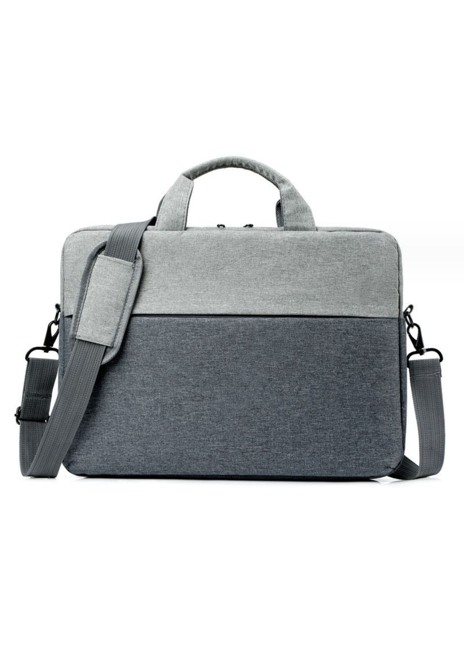 Сумка для ноутбука та документів сіра 15,6" портфель для ноутбуку 15 дюймів на ремені сірий XD Design (331900773)