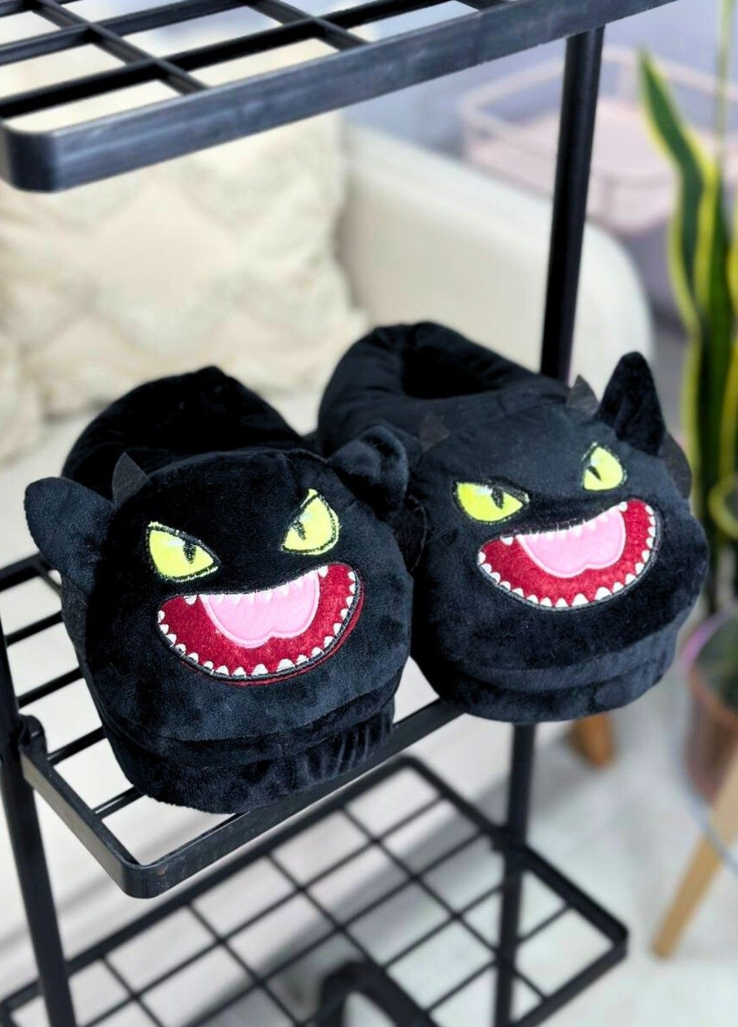 Дитячі капці Беззубик чорний плюшеві Lalapka (363975880)