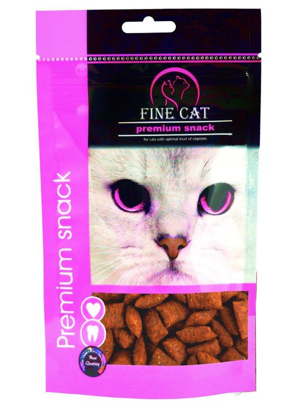 Ласощі для кішок Sensitive подушечки 80 г 984 Fine Cat (271985286)