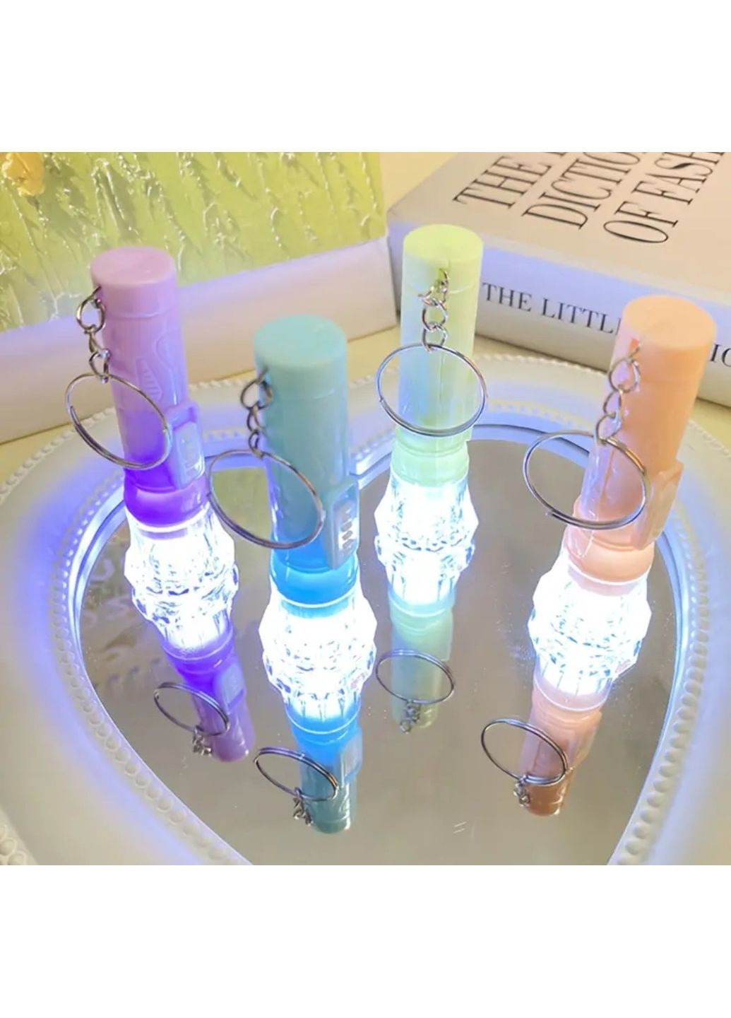 Брелок-фонарик минисветодиодный Голубой No Brand (355794600)