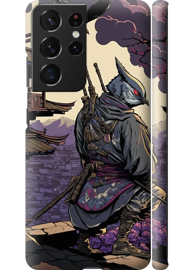 3D пластиковый матовый чехол 'Птица воин' для Samsung Galaxy S21 Ultra (5G) Endorphone Samsung Galaxy S21 Ultra (5G) (278079872)