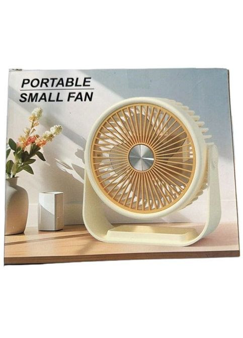 Портативный вентилятор Portable Small Fan на аккумуляторе с ручкой подставкой мини вентилятор USB A-Plus (330120702)