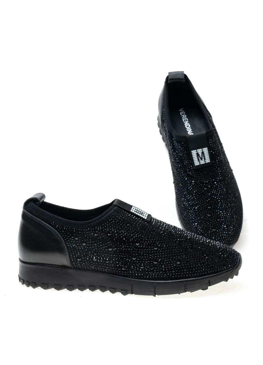 Verendina Туфлі 01457 Чорні чорний з текстиль, — (372790111)