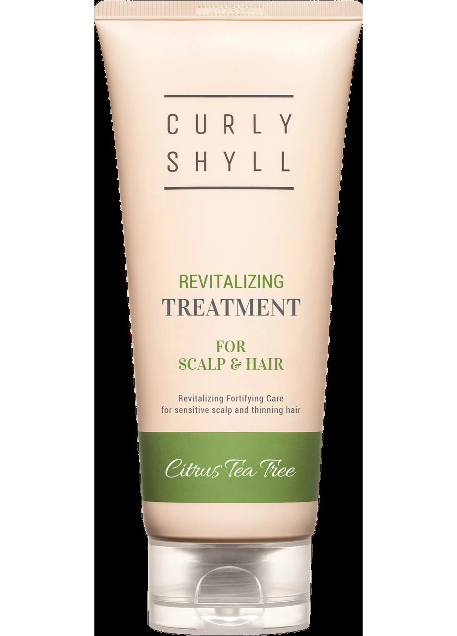 Ревіталізувальна маска для шкіри голови та волосся Revitalizing Treatment For Scalp Hair 250 мл Curly Shyll (396472562)