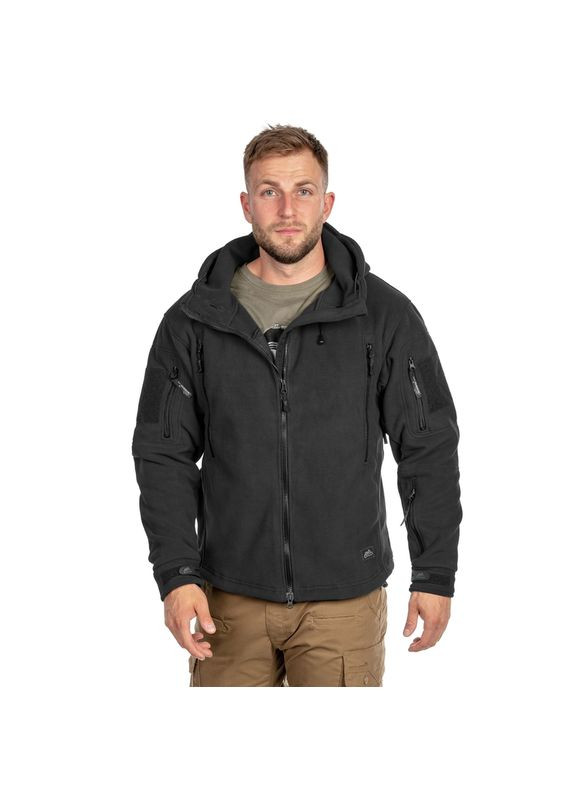 Куртка тактическая Флисовая Черная PATRIOT JACKET - HEAVY FLEECE XL BLACK (BL-PAT-HF-01-B06-XL) Helikon-Tex (292132188)