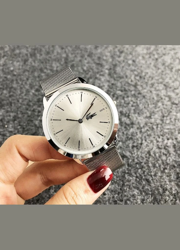 Жіночий наручний годинник Срібло з білим No Brand (302088318)