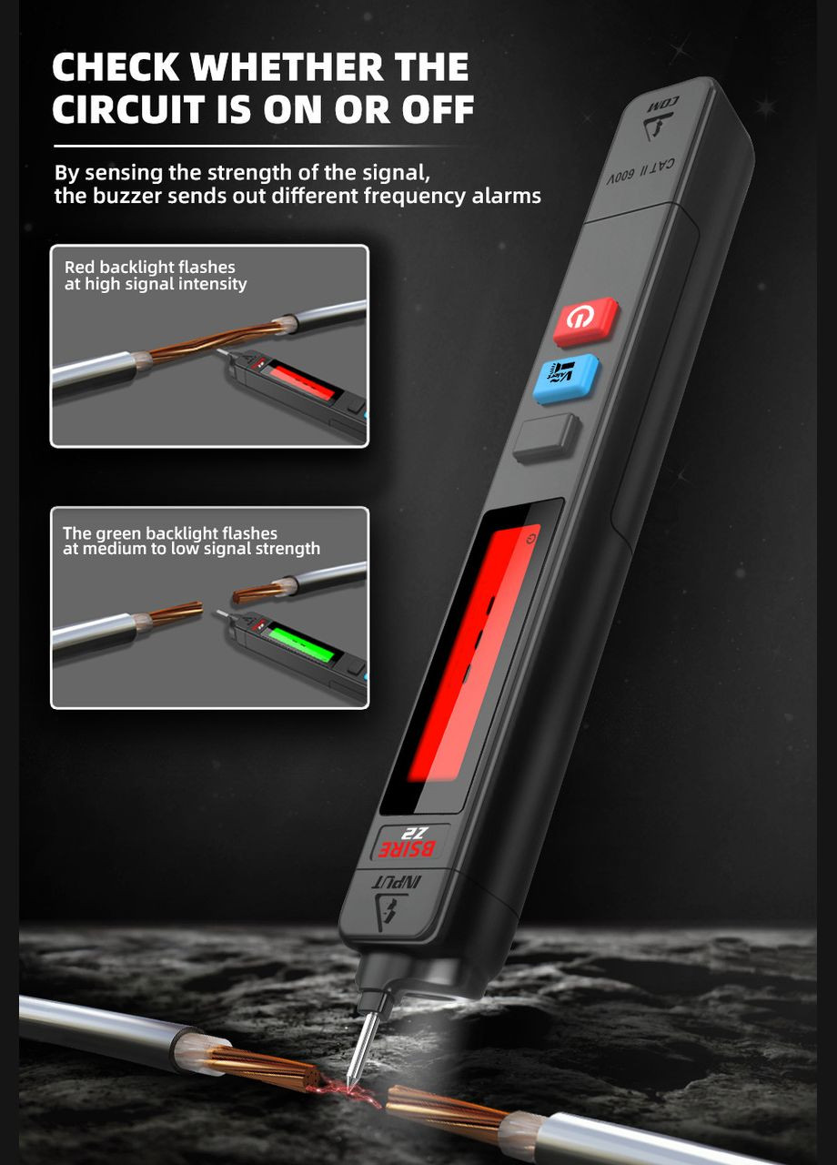 Безконтактний індикатор фази та напруги Z2 Bside (300577529)