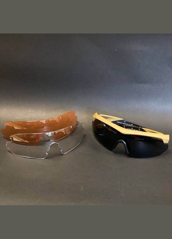 Окуляри Балістичні SWISS EYE тактичні Із змінними лінзами TACT BRILLE SWISS EYE NIGHTHAWK COYOTE (15624635) 40292 Mil-Tec (292132352)