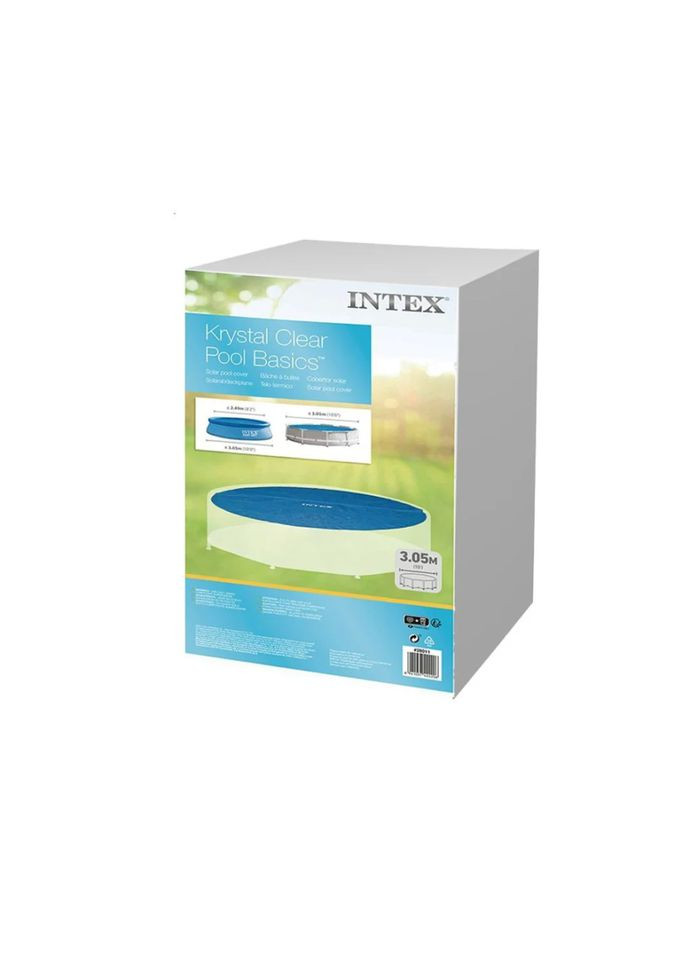 Теплозберігаюче покриття (солярна плівка) для басейну 28011 діаметр 290 см Intex (370661741)