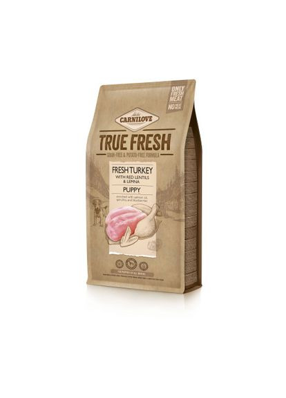 Корм сухий для цуценят True Fresh Turkey Puppy з індичкою, 4 кг Carnilove (364787165)