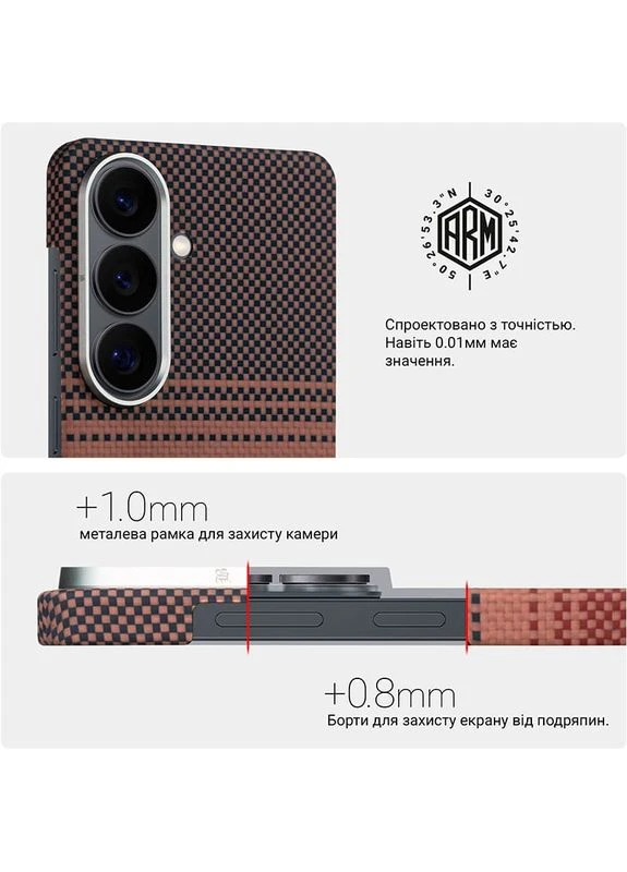 Чохол BlackIcon Kevlar MagCase для Samsung Galaxy S26 Sunset (ARM90156) ArmorStandart (402229265)
