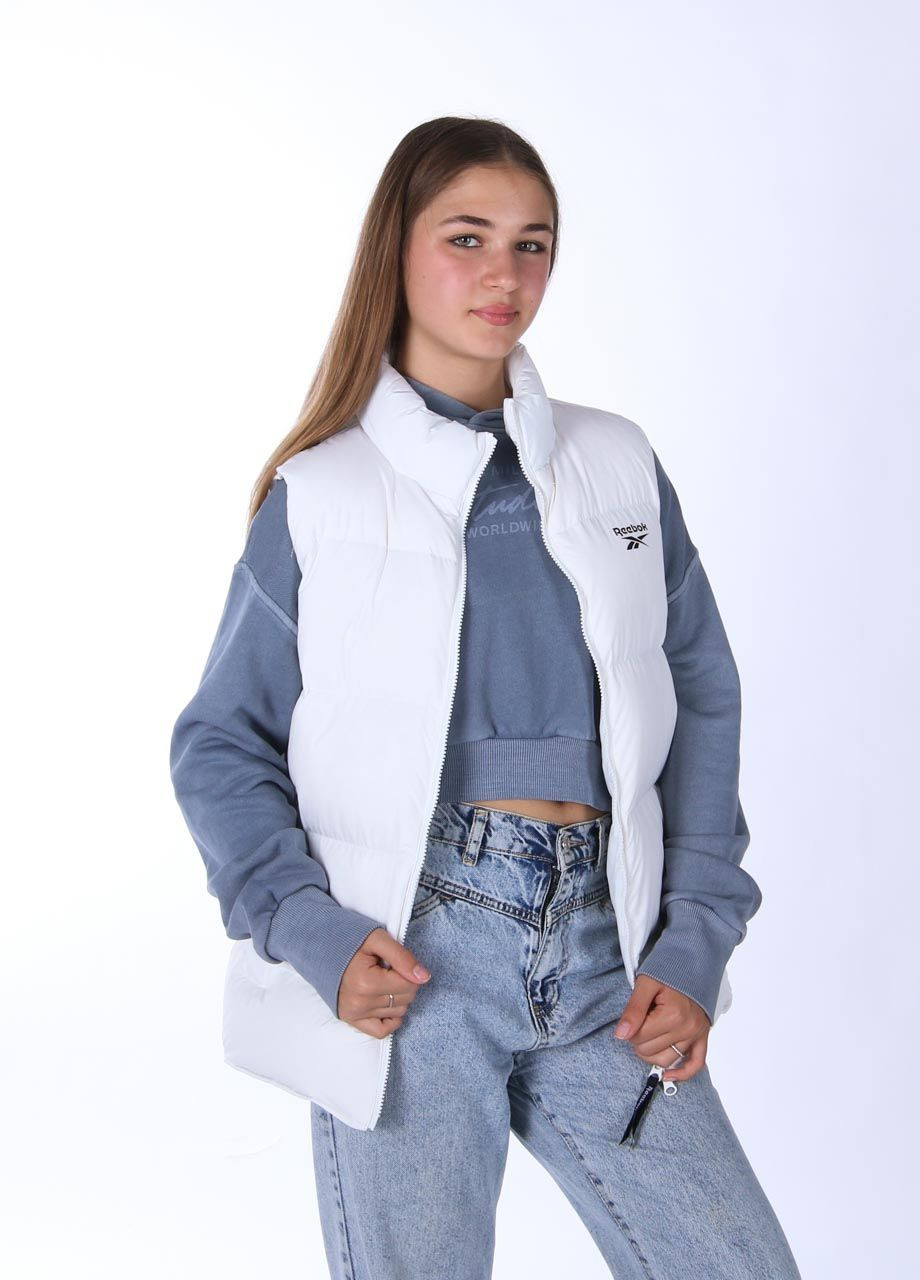 Одяг unisex жилет 020425 ОВ білий HF2762SK США L(р) Reebok (371885208)
