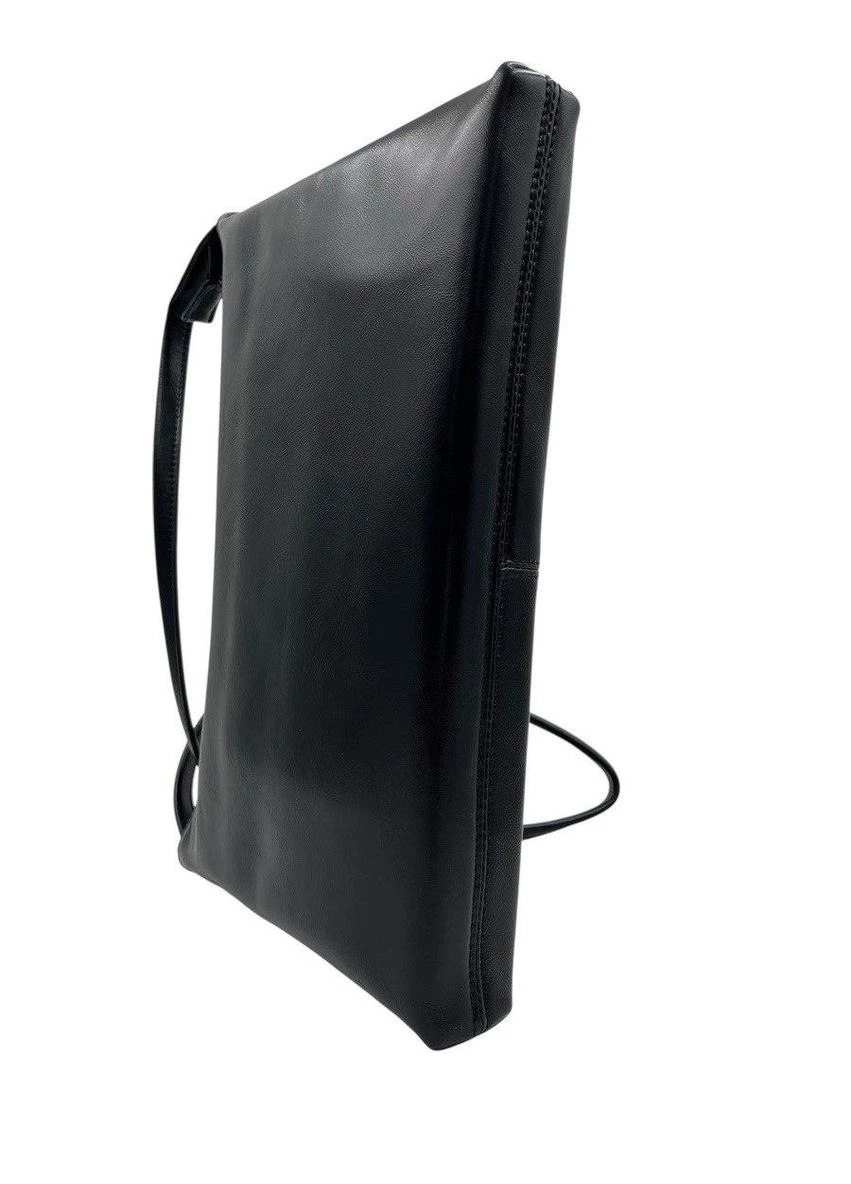 Сумка женская кожаная черная гладкая H6609-B_black No Brand (401629017)