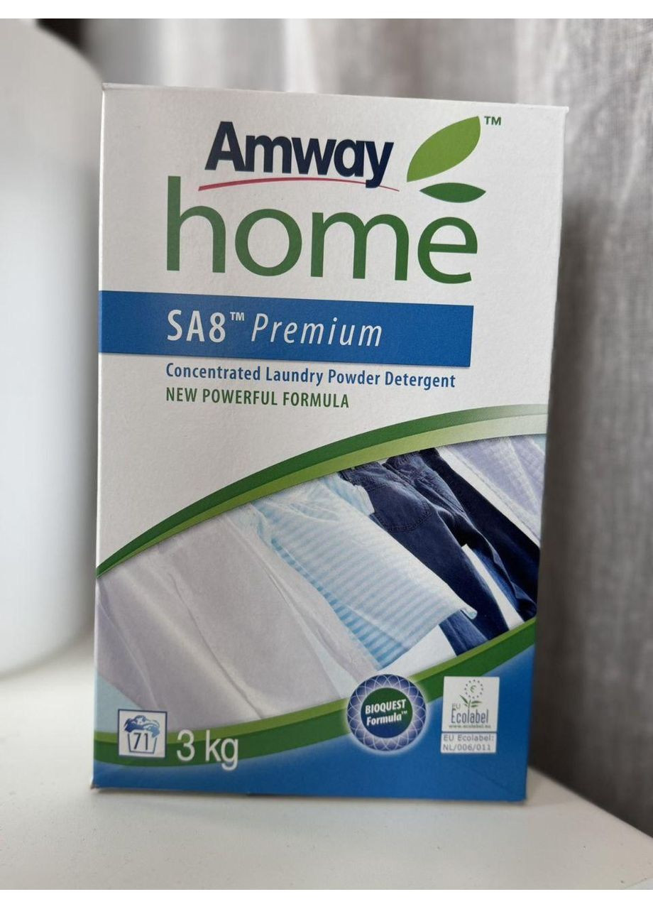 Концентрированный Home™ SA8™ Premium стиральный порошок (3 кг) Amway (370678886)