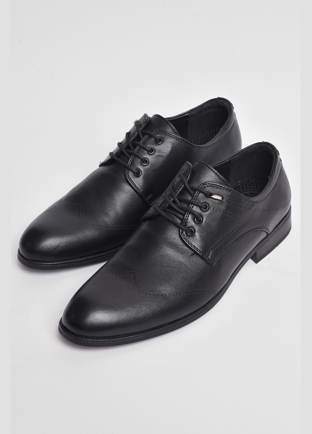 Туфлі підліткові для хлопчика чорного кольору Let's Shop (289456927)