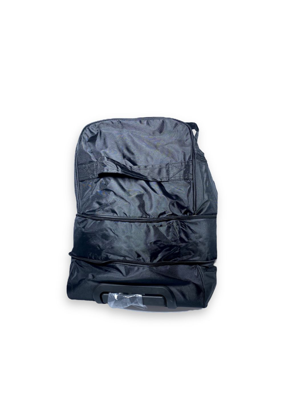 Дорожня сумка на колесах з розширенням, 1 відділ, розмір: 66*40(52)*38 см, чорна Filippini (285814887)