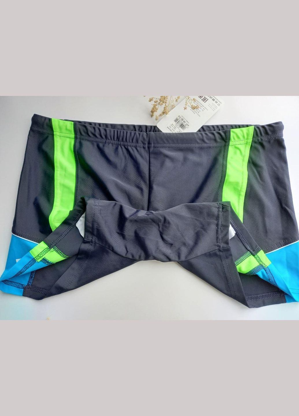 Чоловічі купальні сірі шорти 379 розмір 2хл Sesto Senso (324833060)