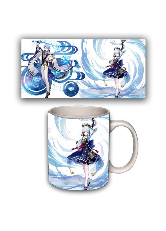 Чашка белая Аяка Айато Геншин импакт Genshin Impact (z1471) No Brand (327007152)