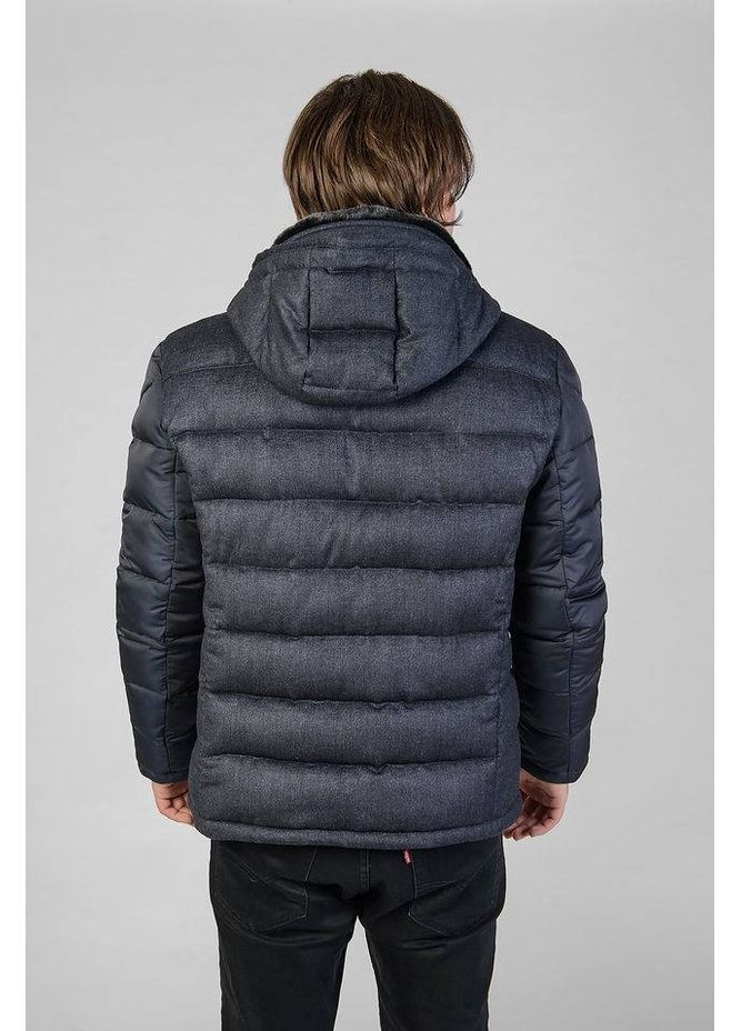 Сіра зимня чоловіча куртка Stefano Bellini 17T7930AM-Y