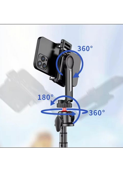 Гнучкий штатив Восьминіг для смартфона й екшн-камери BRB C03 Трипод монопод із тримачем для телефона, з пультом No Brand (323486667)